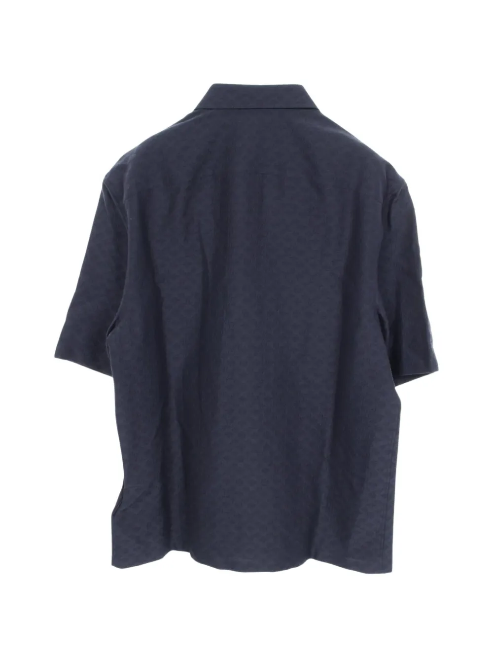 Louis Vuitton Pre-Owned 2020s Monogram short-sleeve shirt - Blu