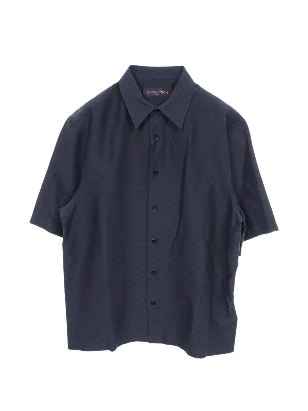 Louis Vuitton Pre-Owned 2020s Monogram short-sleeve shirt - Blau