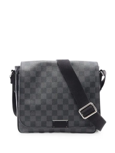 Louis Vuitton Pre-Owned 2014 Damier Graphite District PM shoulder bag