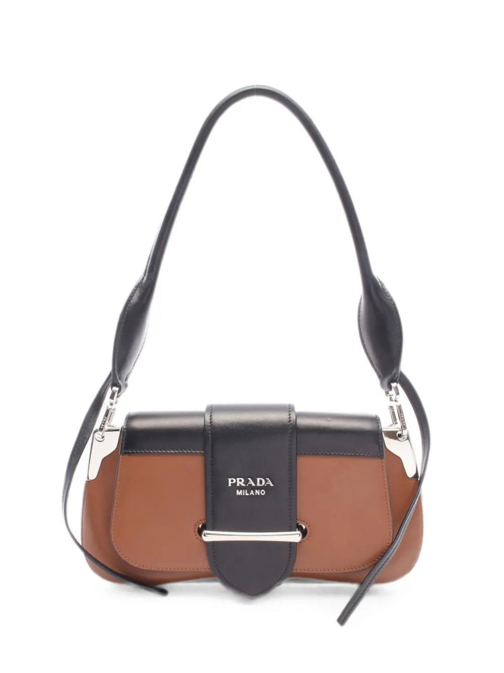 Prada Pre-Owned 2010s City Calf shoulder bag - Marrone