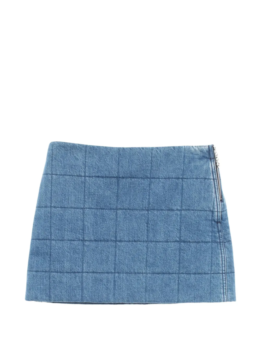 Gucci Pre-Owned quilted mini skirt - Blau