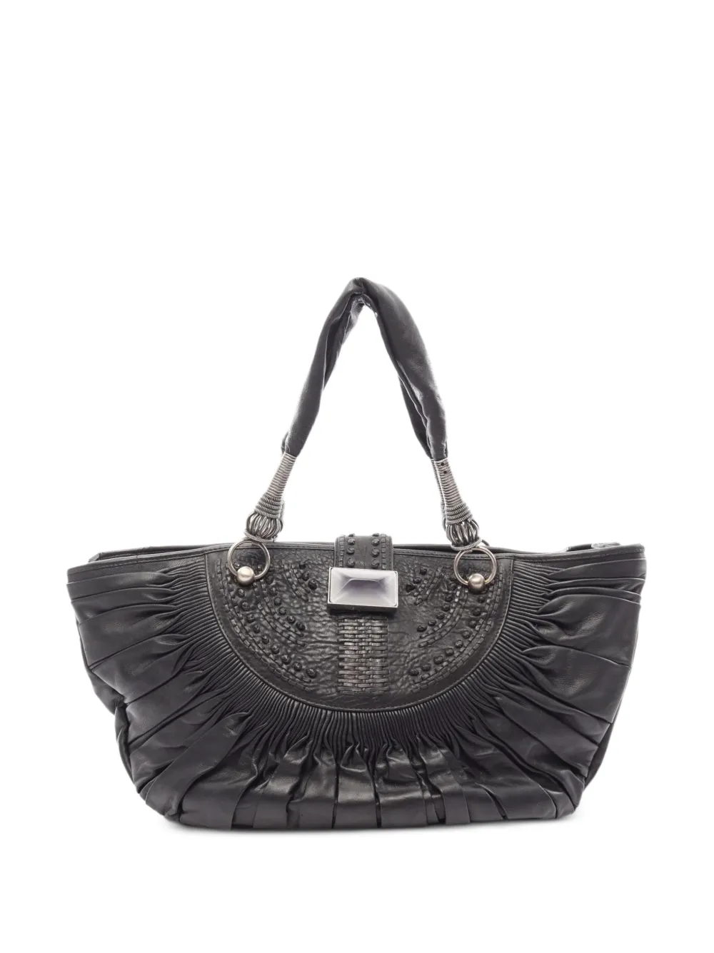 Christian Dior Pre-Owned 2000s Plissé Gather shoulder bag - Schwarz
