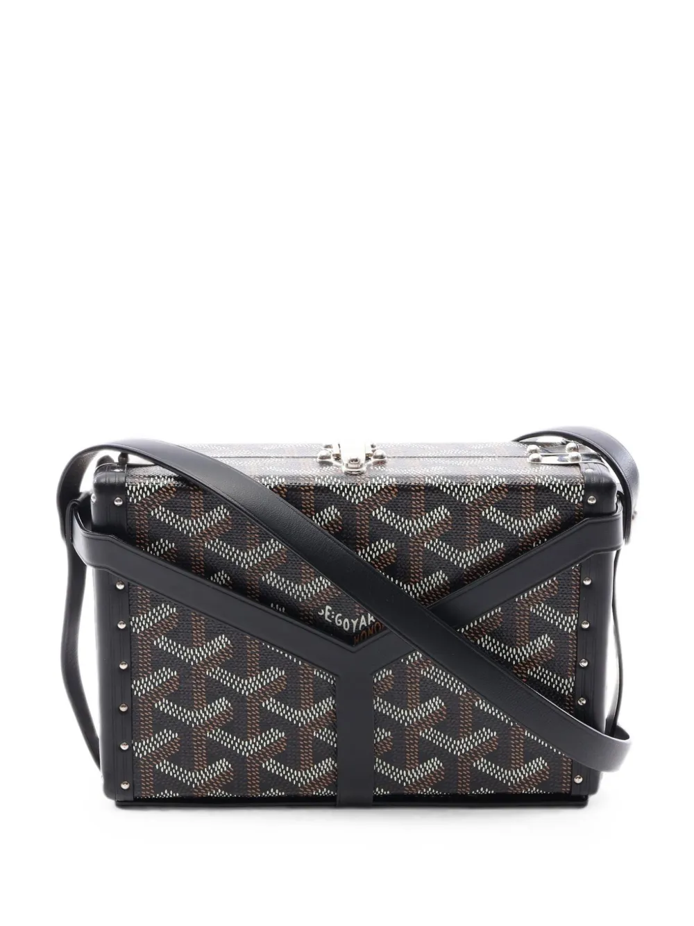 Goyard Pre-Owned 2010s Minaudière Trunk shoulder bag - Schwarz