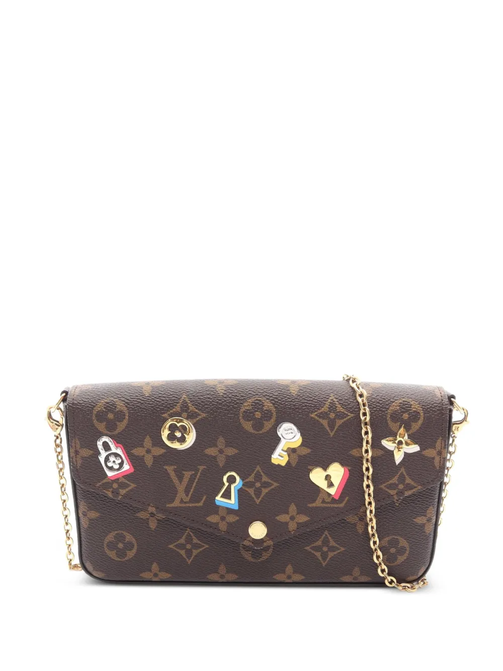 Louis Vuitton Pre-Owned 2018 Felicie shoulder bag - Marrone