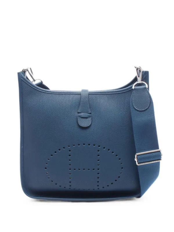 Hermès Pre-owned 2020 PM Evelyne III Shoulder Bag in Blue