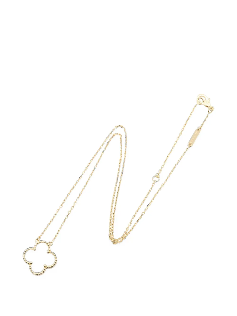 Van Cleef & Arpels Pre-Owned 2010s Alhambra mother of pearl necklace - Gold
