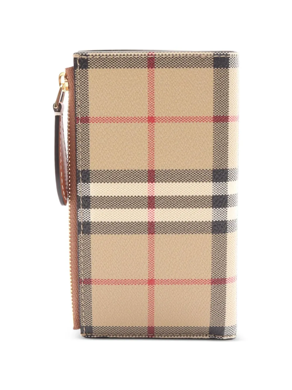 Burberry Pre-Owned check-pattern bi-fold wallet - Toni neutri