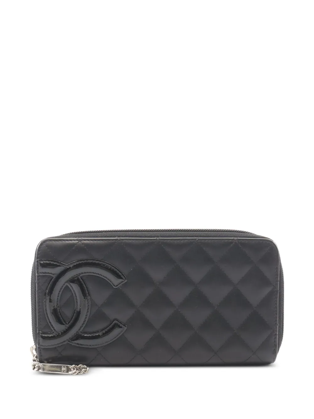CHANEL Pre-Owned 2014 Cambon line wallet - Schwarz