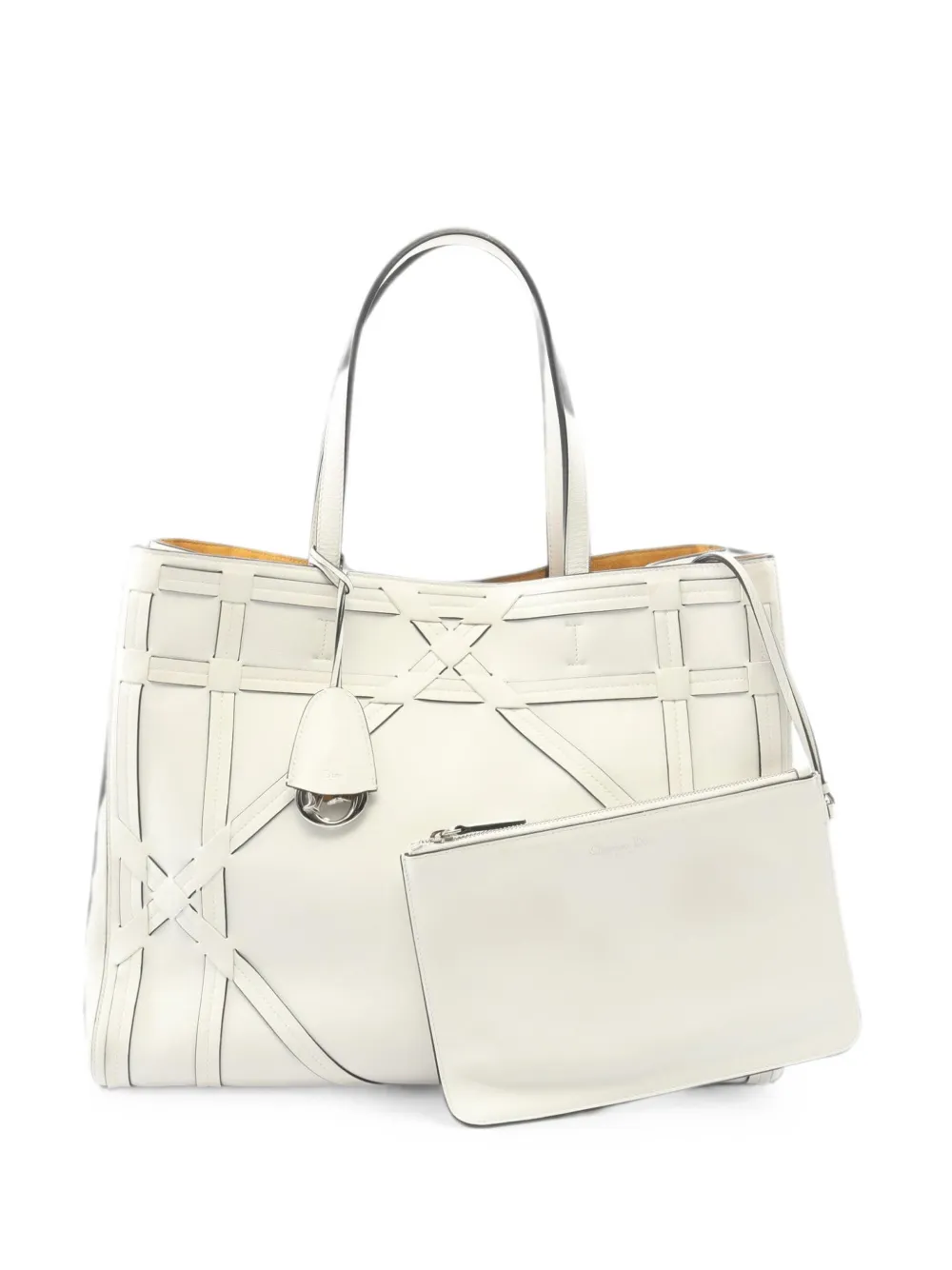 Christian Dior Pre-Owned 2010s Giant Cannage Connect tote bag - Weiß