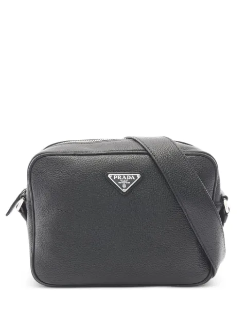 Prada Pre-Owned 2010s triangle logo shoulder bag