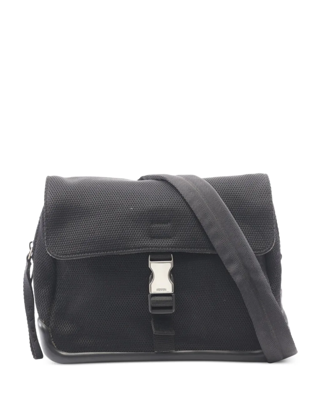 Prada Pre-Owned 2000s buckle-fastening shoulder bag - Nero