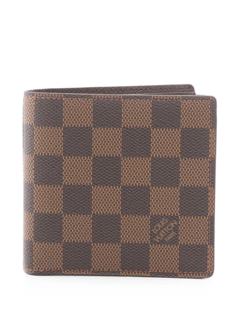 Louis Vuitton Pre-Owned 2016 Damier Ebene Marco wallet - Braun