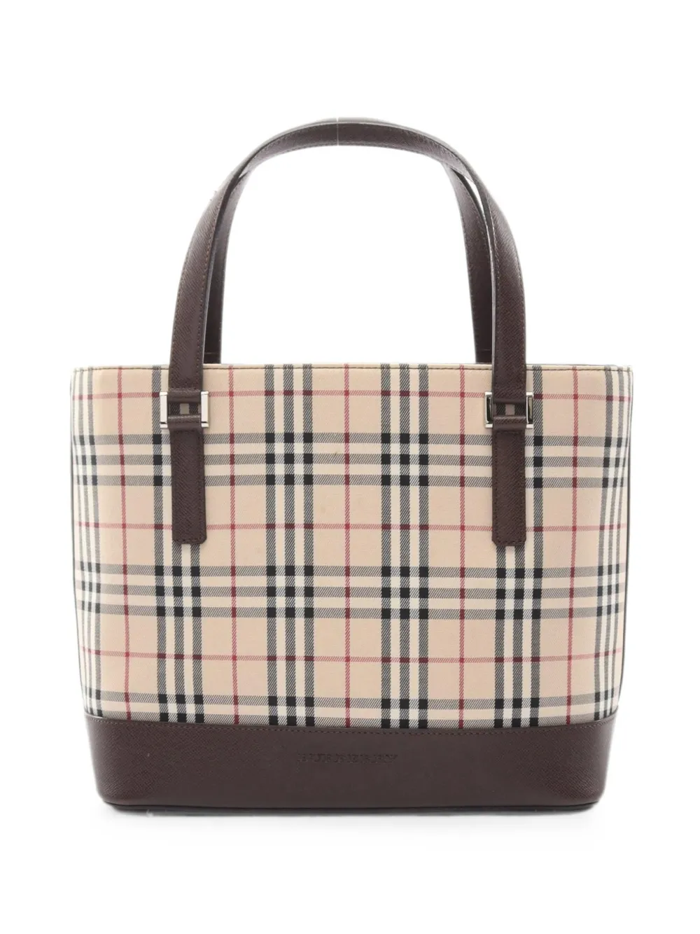 Burberry Pre-Owned 2000s Nova check handbag - Nude