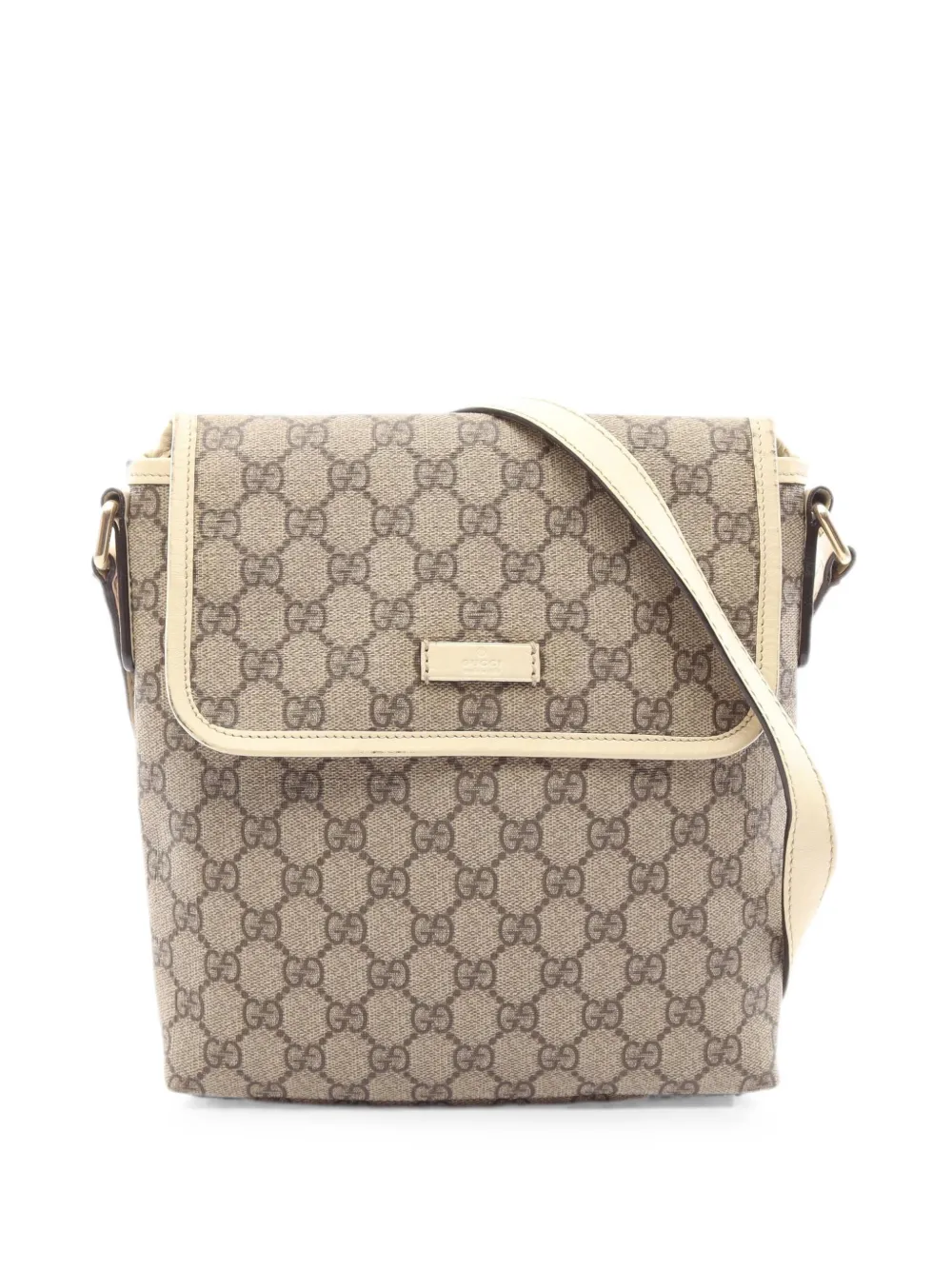 Gucci Pre-Owned 2000s GG Supreme shoulder bag - Toni neutri