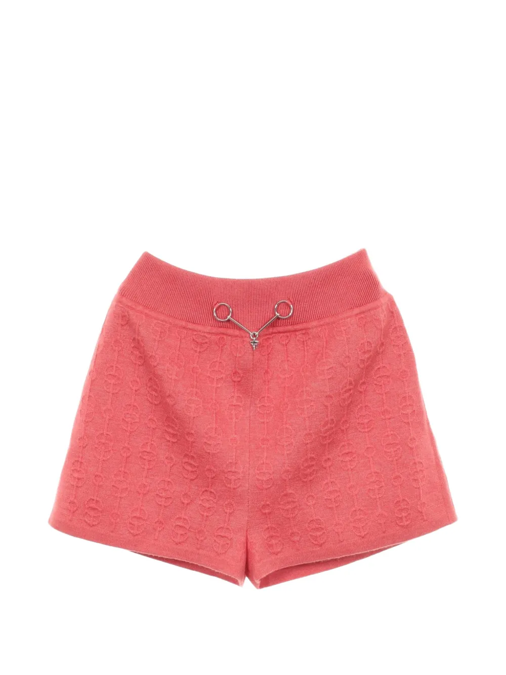 Hermès Pre-Owned 2010s Cliquetis knit shorts - Rot