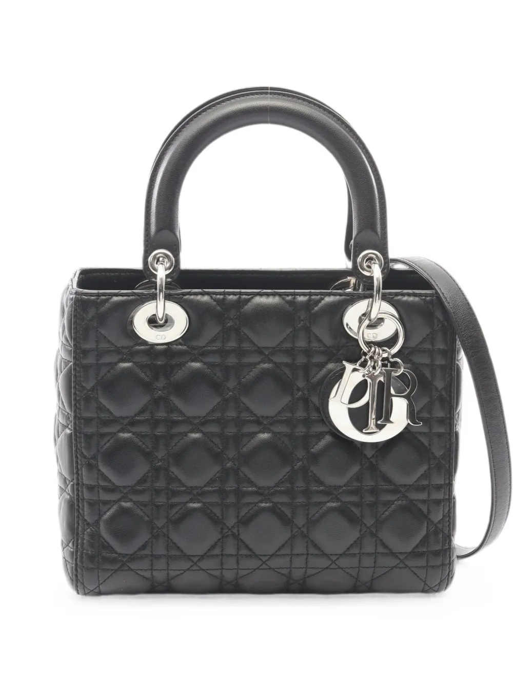 Christian Dior Pre-Owned 2010s Lady Dior Cannage handbag - Schwarz