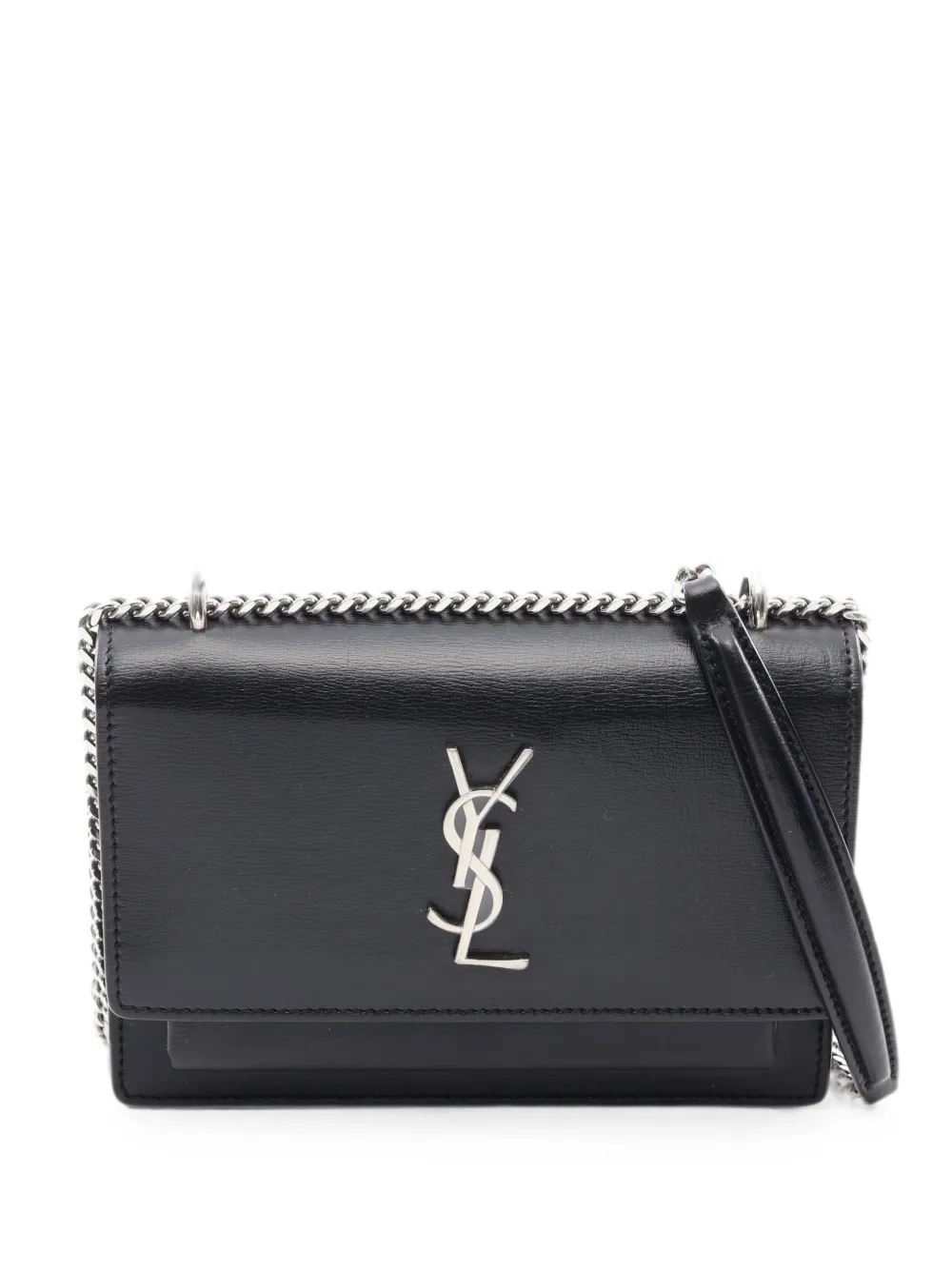 Saint Laurent Pre-Owned 2010s Sunset chain shoulder bag - Schwarz