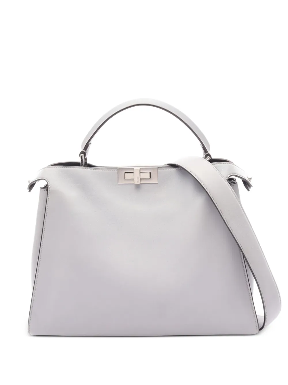 Fendi Pre-Owned 2010s Peekaboo Essential turn-lock handbag - Grigio