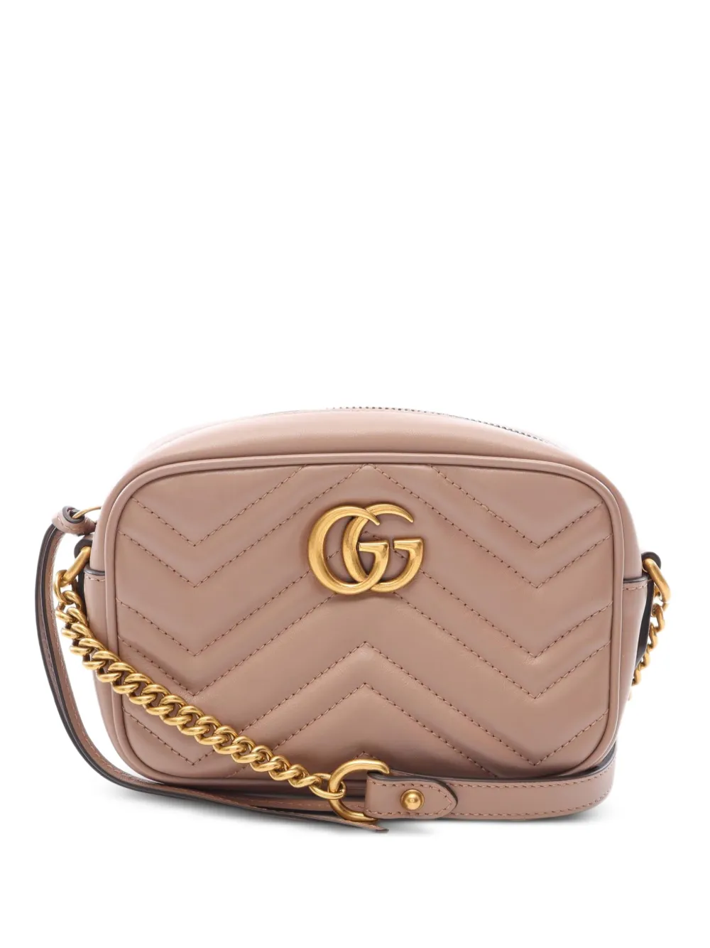 Gucci Pre-Owned 2010s GG Marmont quilted shoulder bag - Toni neutri