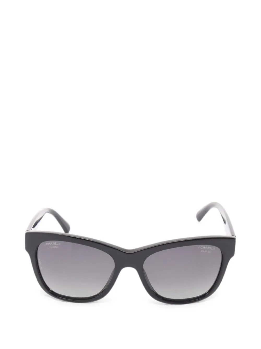 CHANEL Pre-Owned 1986-1988 Coco Mark sunglasses - Nero