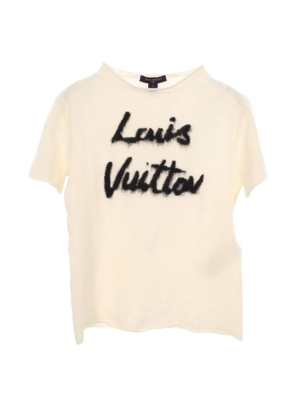 Louis Vuitton Pre-Owned t-shirt à logo brossé (années 2010) - Tons neutres