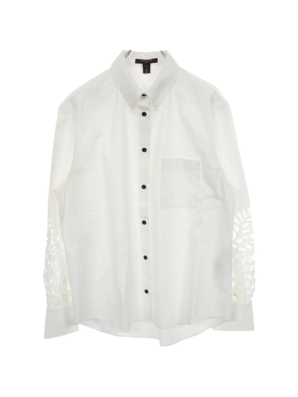 Louis Vuitton Pre-Owned 2000s cut-out button-down shirt - Weiß
