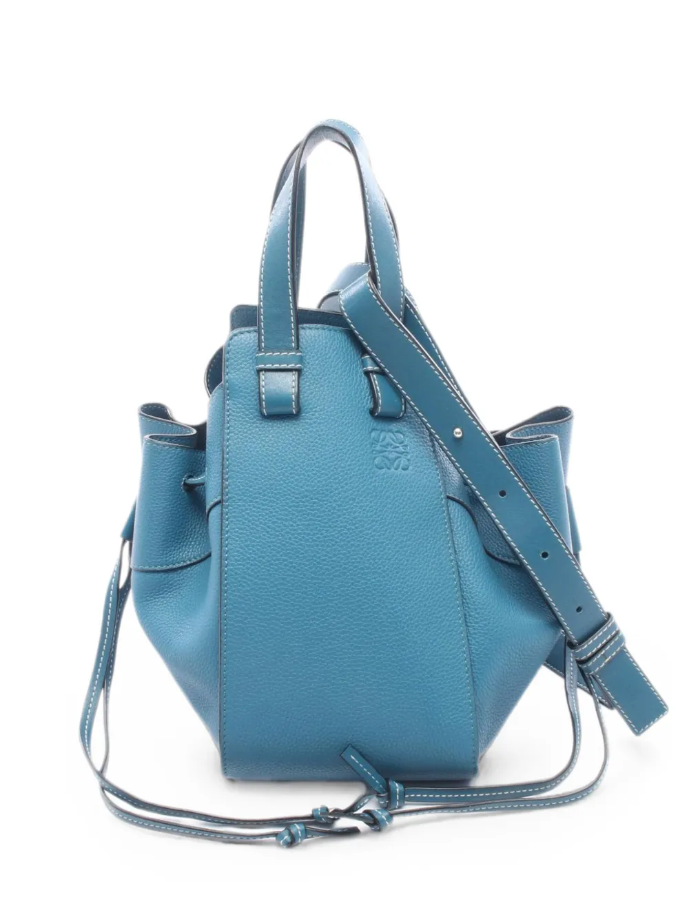 Loewe Pre-Owned 2000s small Hammock drawstring tote bag - Blau