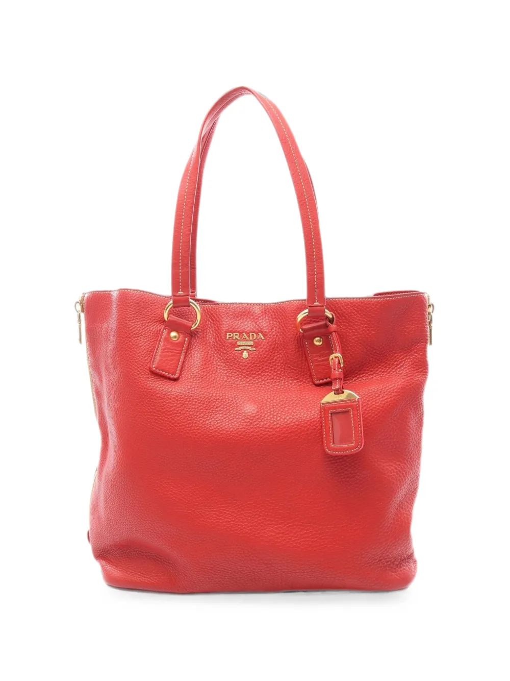 Prada Pre-Owned 2010s Vitello Daino tote bag - Rot