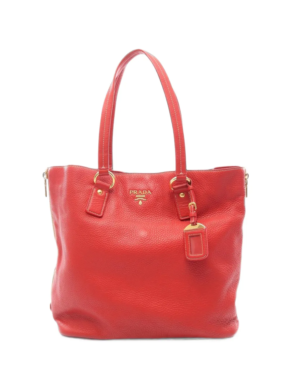 Prada Pre-Owned 2010s Vitello Daino tote bag - Rosso