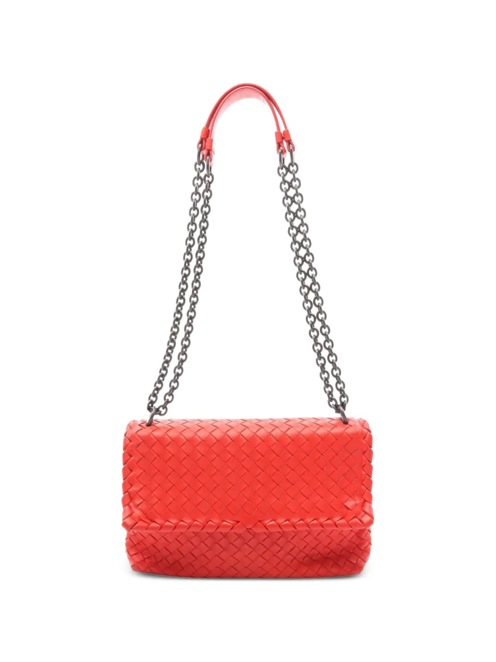 Bottega Veneta Pre-Owned small 2000s Olympia shoulder bag - Rosso