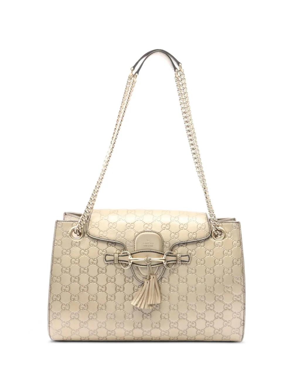 Gucci Pre-Owned 2000s Emily Guccissima shoulder bag - Oro
