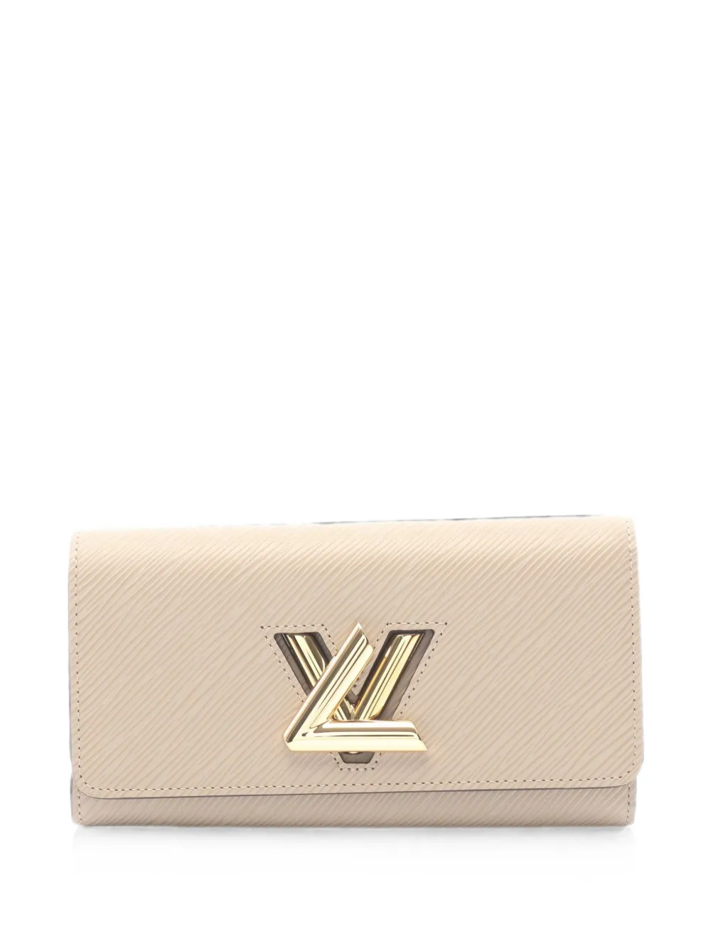 Louis Vuitton Pre-Owned Twist Epi Carré bi-fold wallet - Nude
