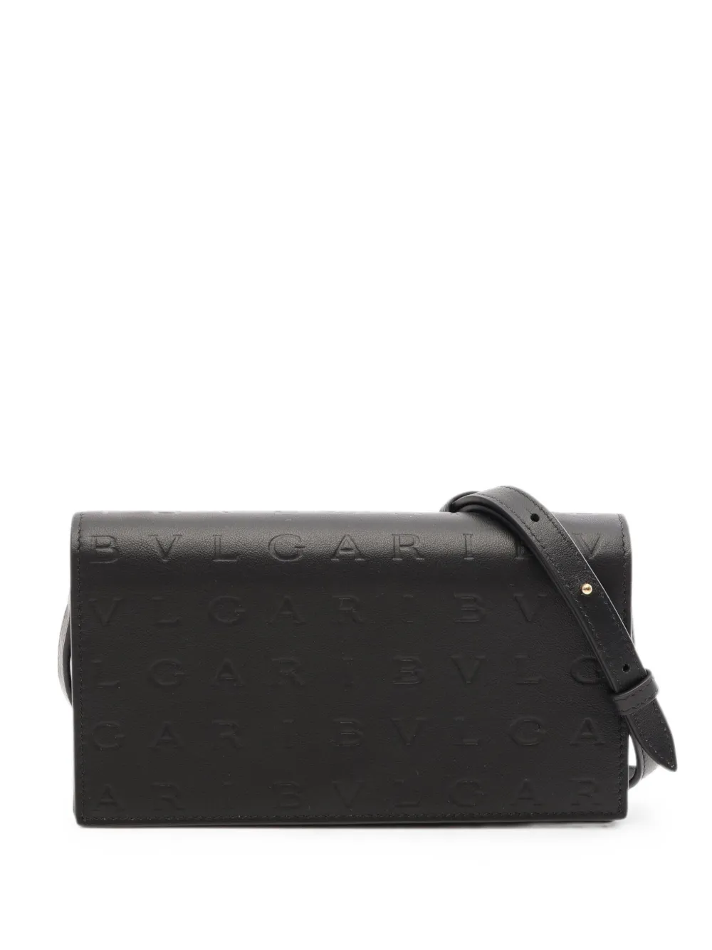 Bvlgari Pre-Owned 2010s Infiniteum embossed-logo shoulder bag - Schwarz