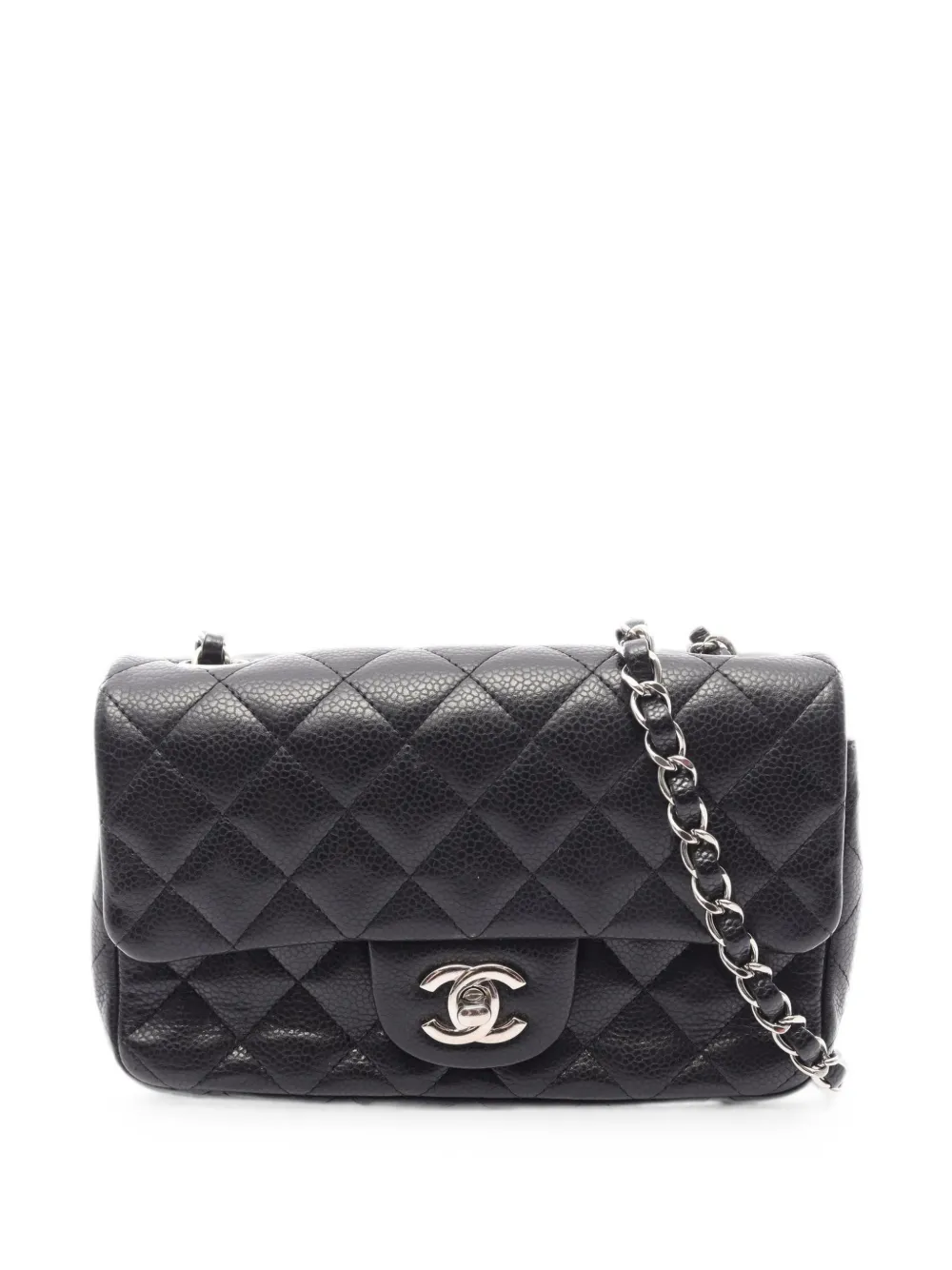 CHANEL Pre-Owned 2014 Diamond-quilted chain-strap shoulder bag - Schwarz