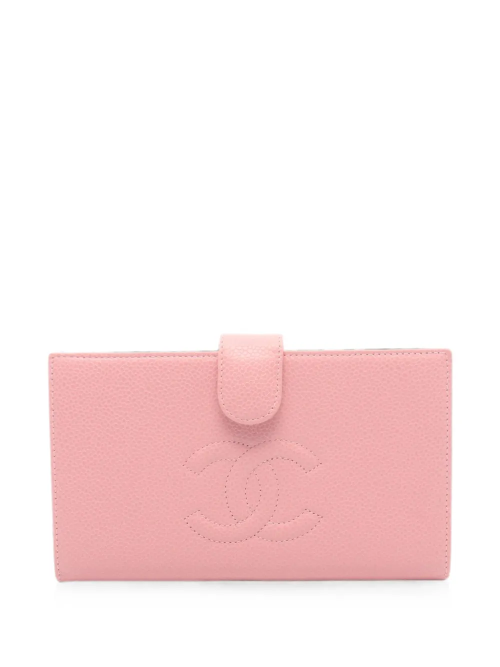 CHANEL Pre-Owned 2003-2004 coco mark bi-fold wallet - Rosa