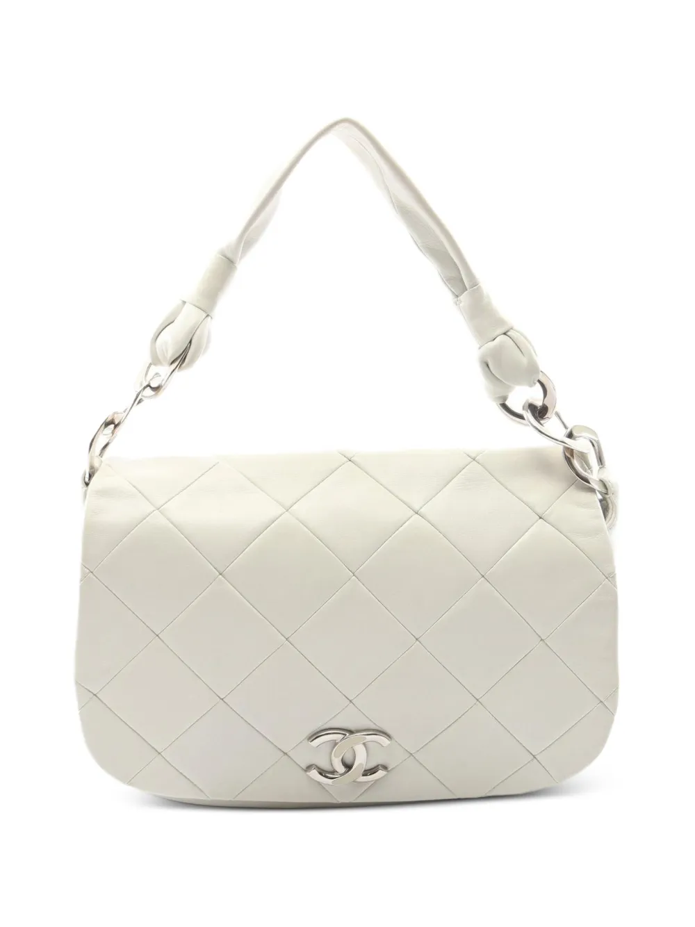 CHANEL Pre-Owned 2006-2008 Matelassé shoulder bag - Toni neutri
