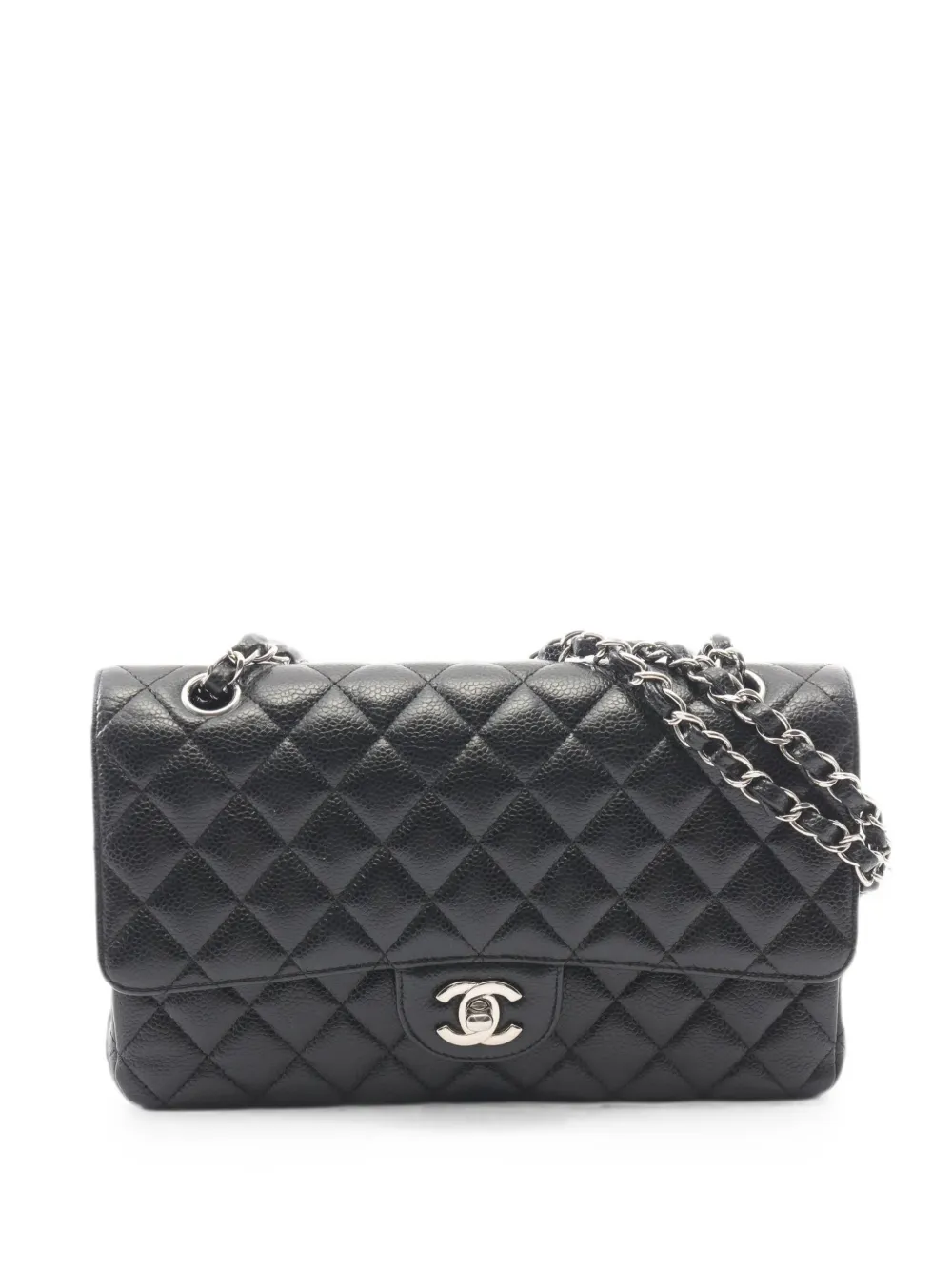 CHANEL Pre-Owned 2018 matelassé double flap shoulder bag - Schwarz