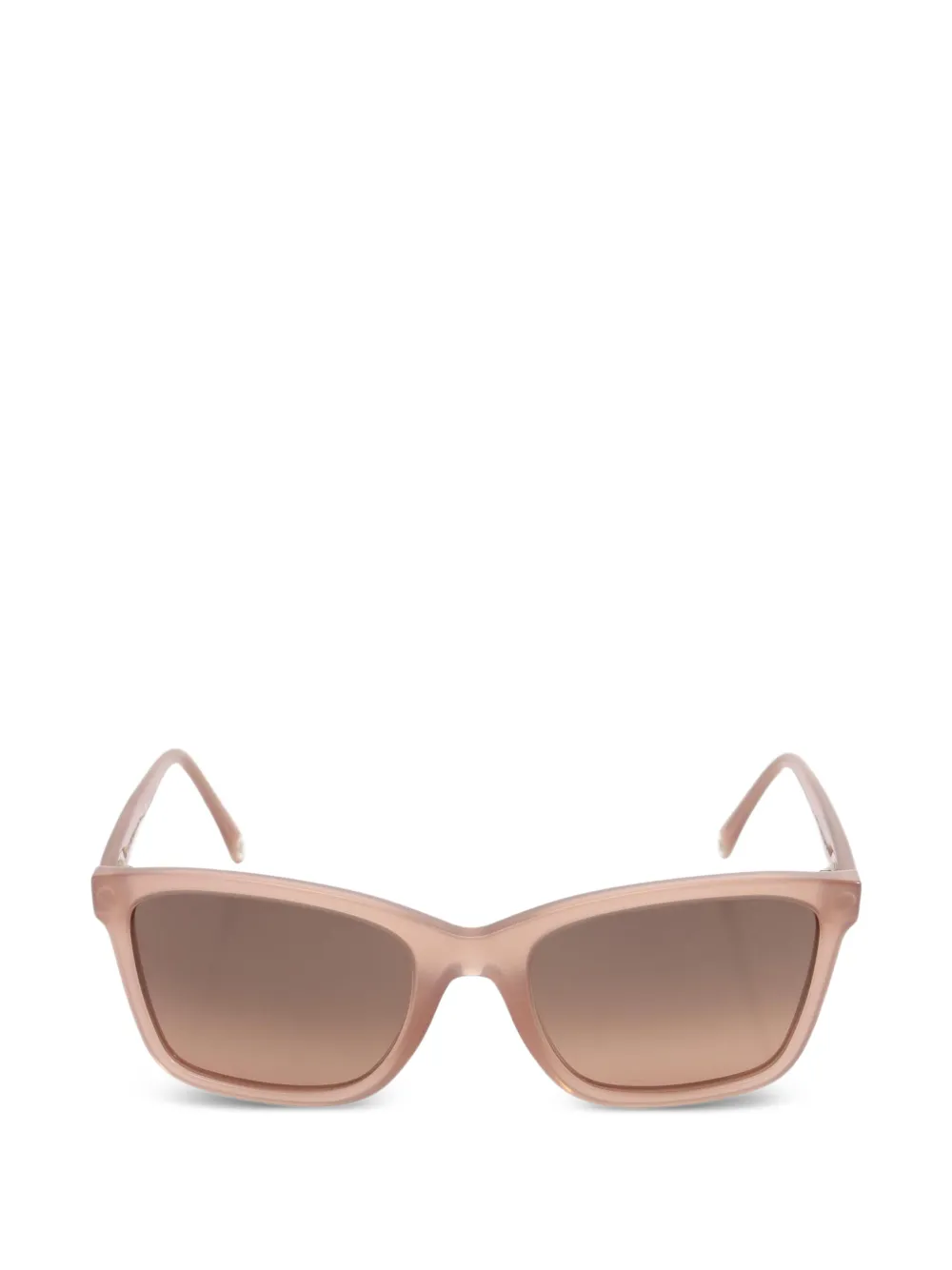 CHANEL Pre-Owned 1986-1988 rectangle-frame sunglasses - Rosa