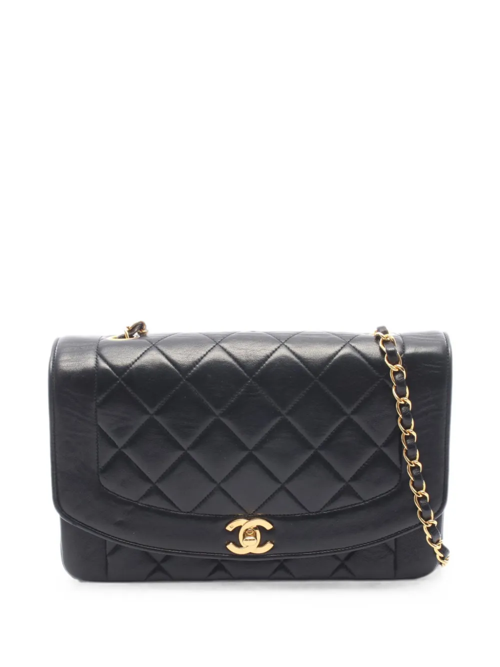 CHANEL Pre-Owned 1991-1994 Diana matelassé shoulder bag - Schwarz