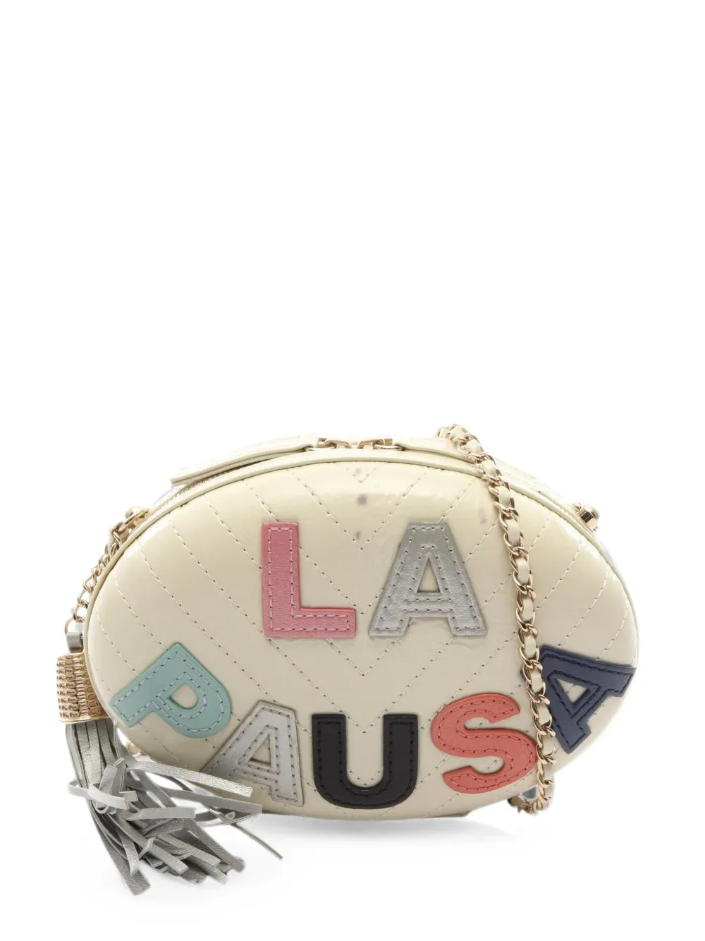 CHANEL Pre-Owned 2018-2019 La Pausa cross body bag - Toni neutri