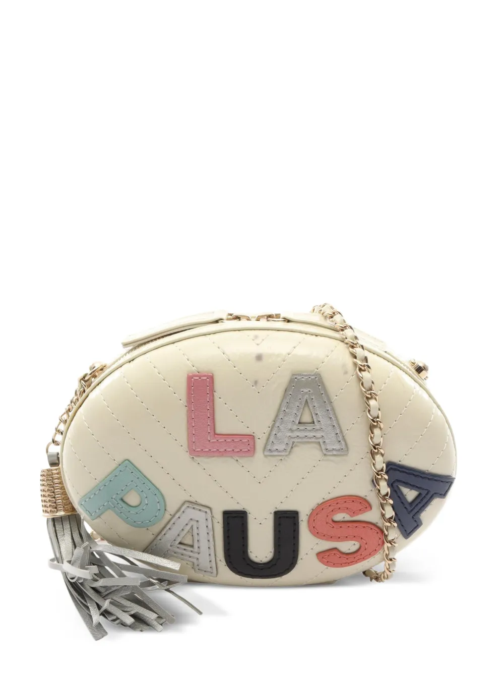 CHANEL Pre-Owned 2018-2019 La Pausa cross body bag - Toni neutri