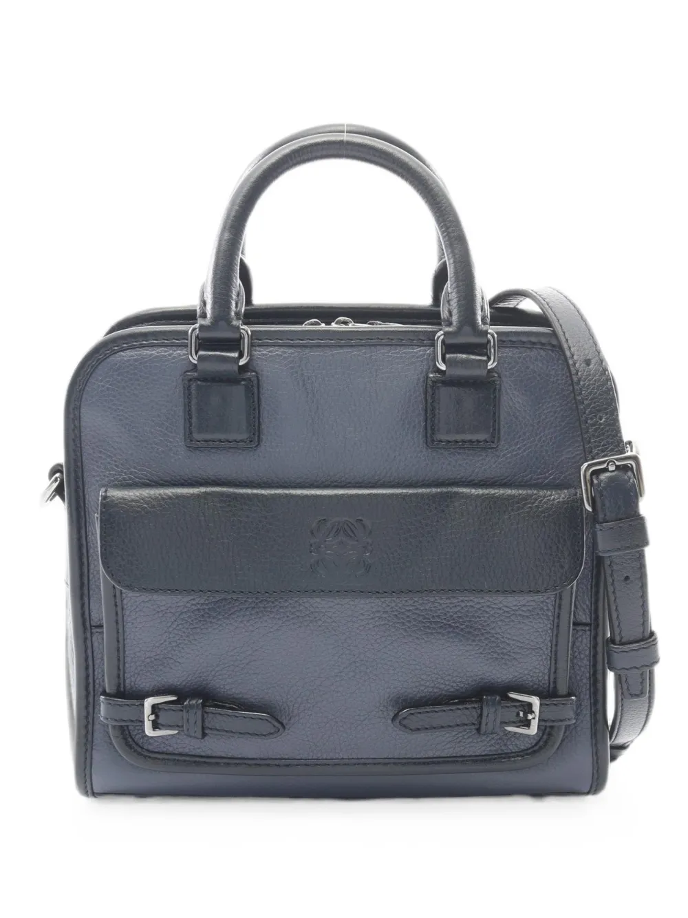 Loewe Pre-Owned 2010s small Cruz leather tote bag - Blau