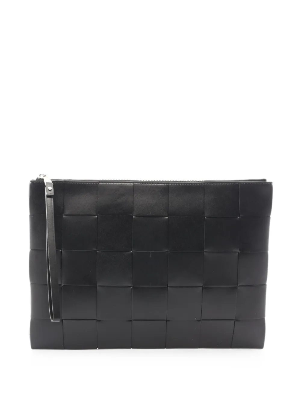 Bottega Veneta Pre-Owned 2020s maxi Intrecciato clutch bag - Nero