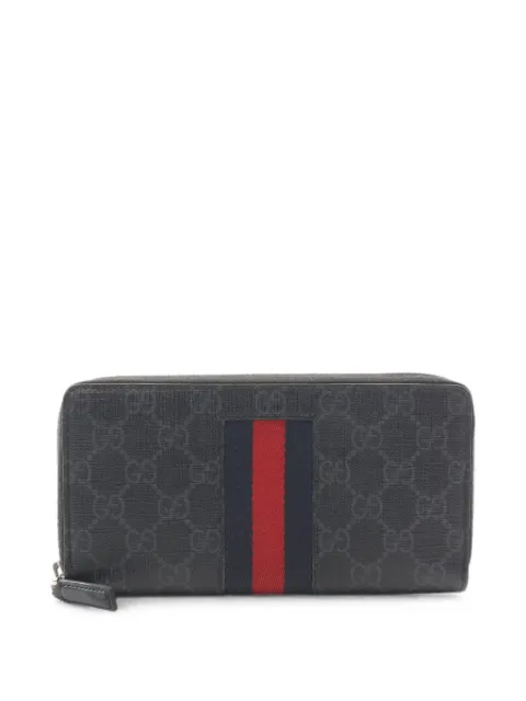 Gucci Pre-Owned 2000s web-stripe wallet