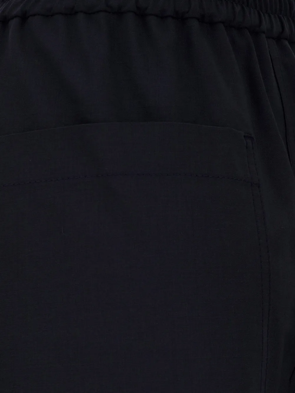 Brunello Cucinelli Ruimvallende wollen trainingsbroek Blauw