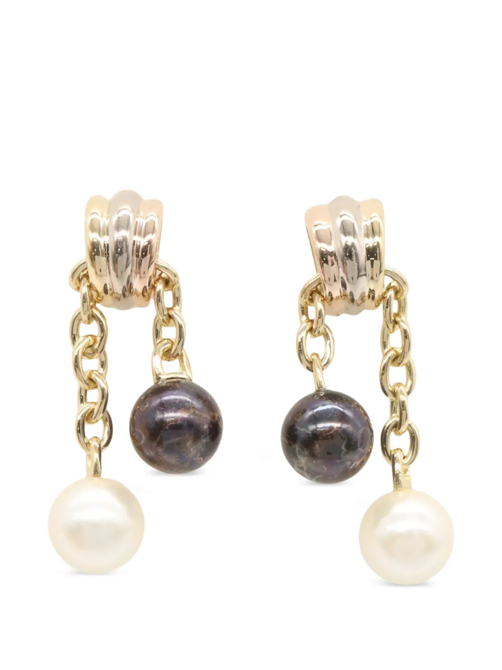 Cartier 2010s Trinity Pearl earrings - Oro