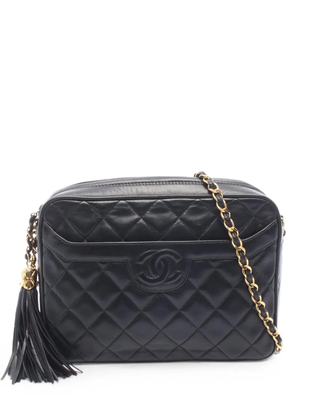 CHANEL Pre-Owned 1991-1994 diamond-quilted shoulder bag - Nero
