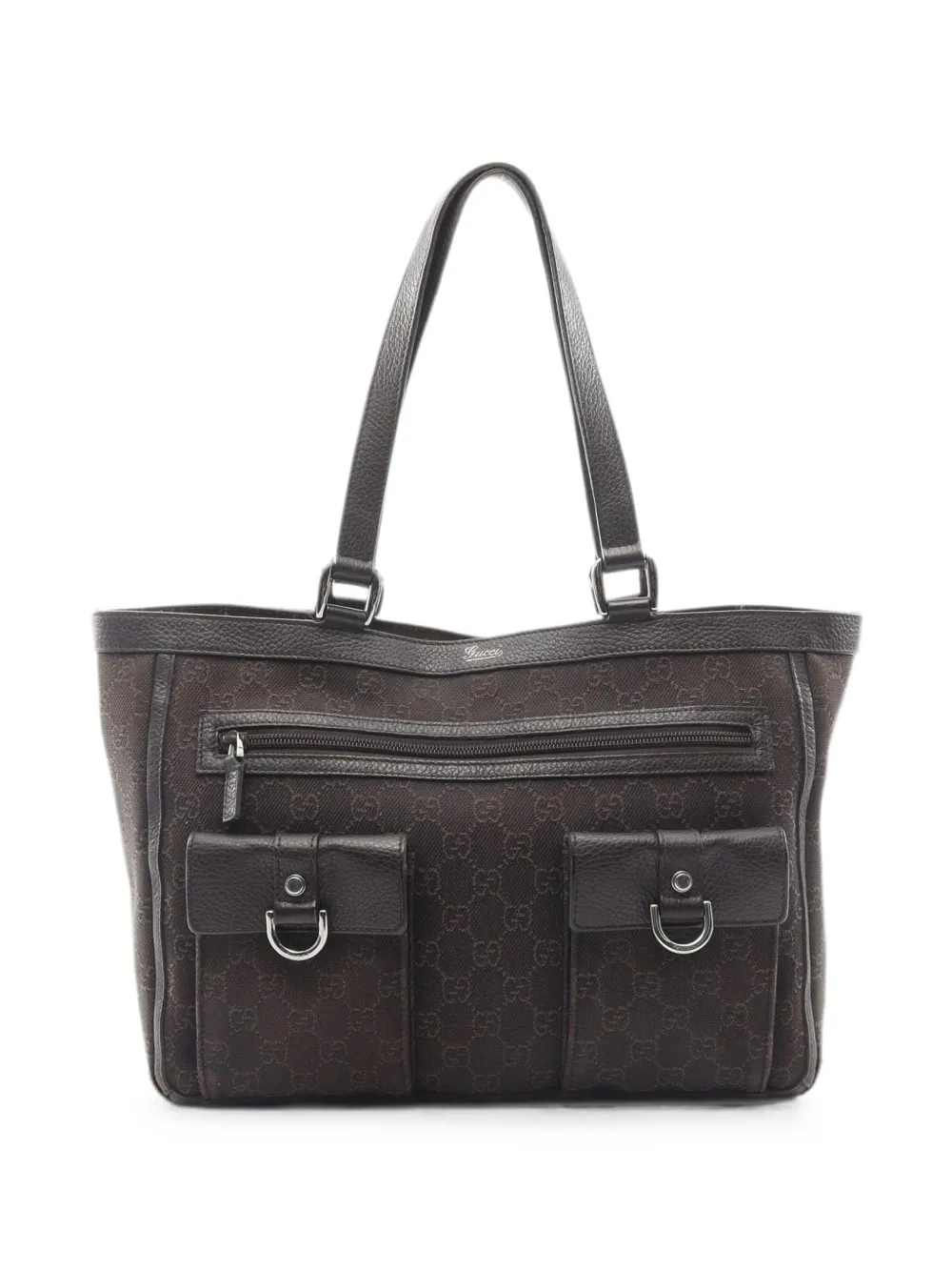 Gucci Pre-Owned 2000s Abby GG pattern tote bag - Braun