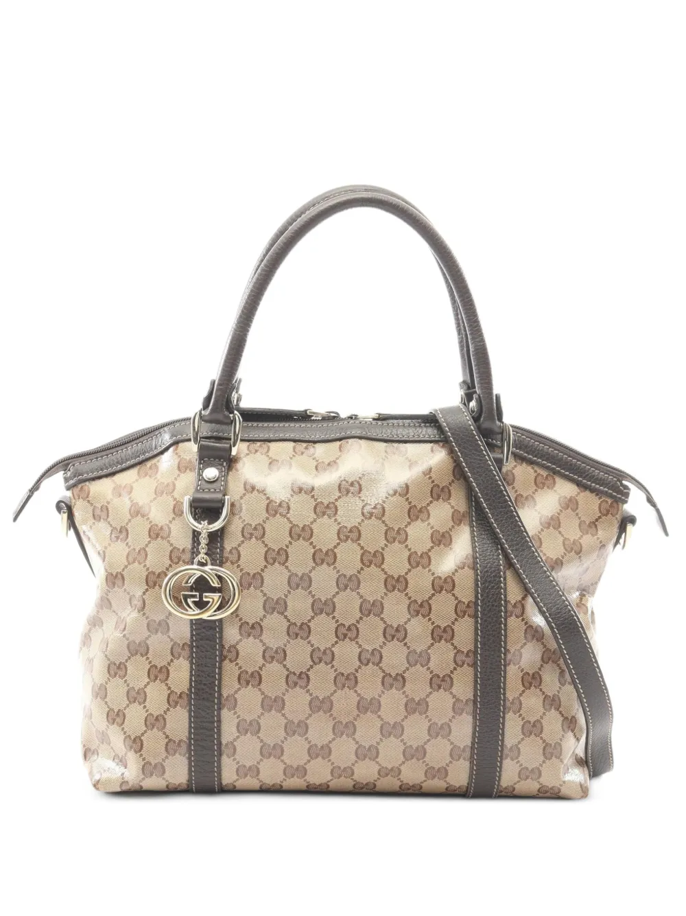 Gucci Pre-Owned 2000s Interlocking G GG Crystal tote bag - Toni neutri