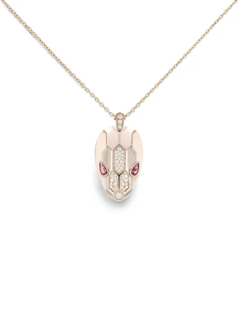 Bvlgari Pre-Owned 2010s Serpenti Seduttori tourmaline and diamond necklace